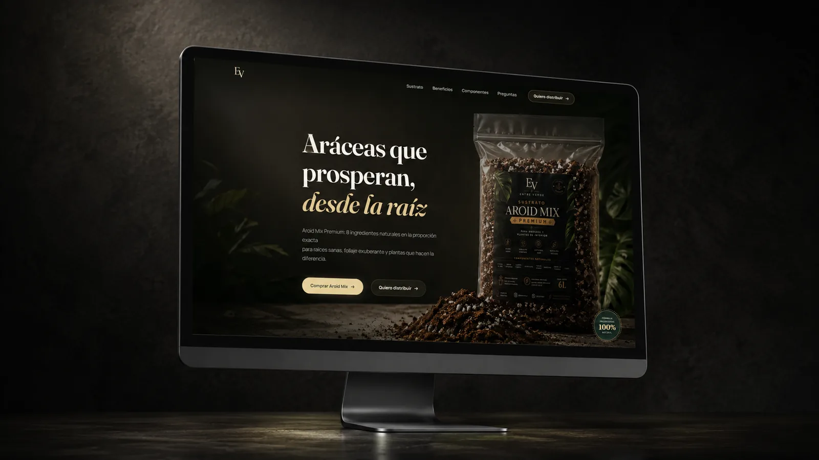 Entre Verde — Landing Page diseñado y desarrollado por Suitwolf